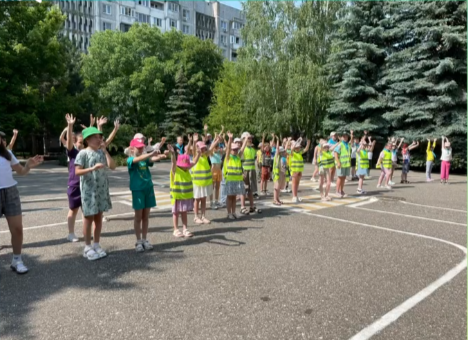 "Неделя безопасности" в пришкольном лагере "Планета детства".